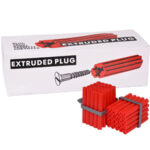 EXTRUDED PLUG RED 6X50